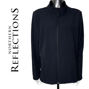 🛍️3/$40 Northern Reflections  Jacket Lightweight Jacket Black XL